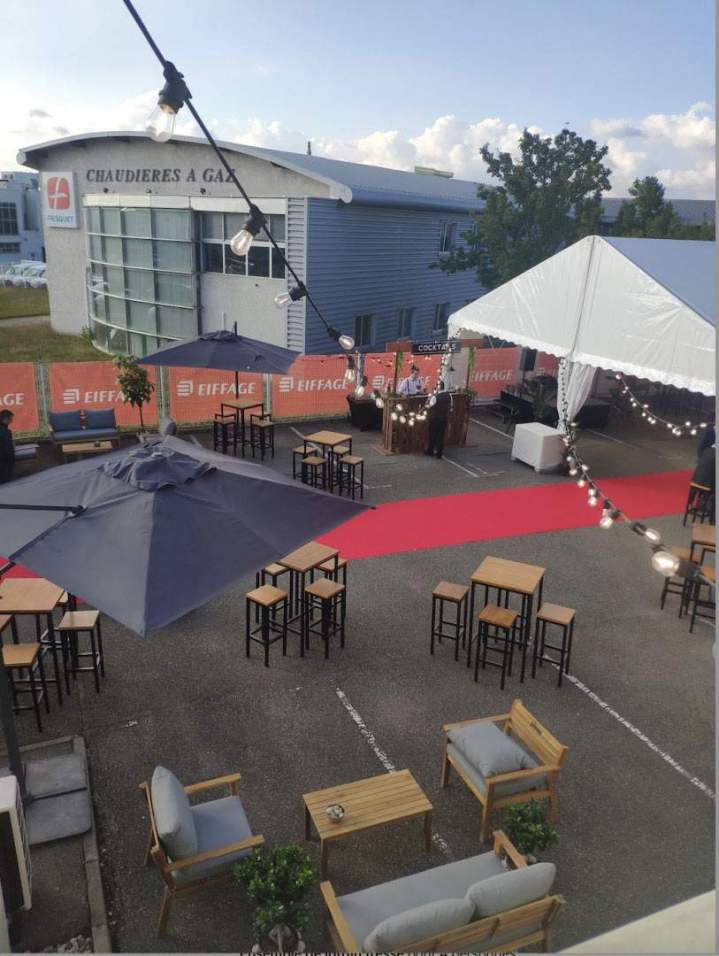 Location de salon exterieur Lyon