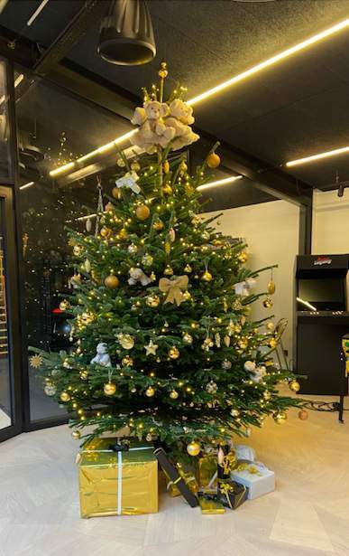 Installation de sapin de noël Lyon